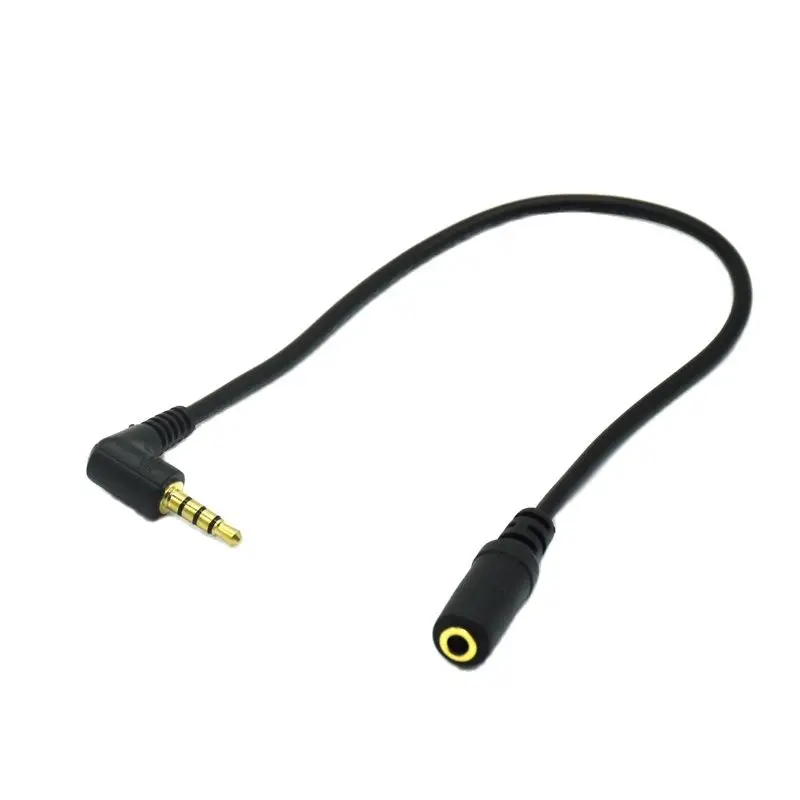 3.5mm Adapter Connector TRS toTRRS Converter Cable 3 Pole TRS Female to 4 Pole TRRS Male For Microphone Accessories