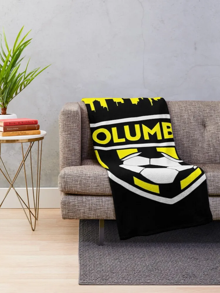 Columbus Soccer Team Crew SC Futbol Fan Throw Blanket Luxury Designer Blanket Winter bed blankets