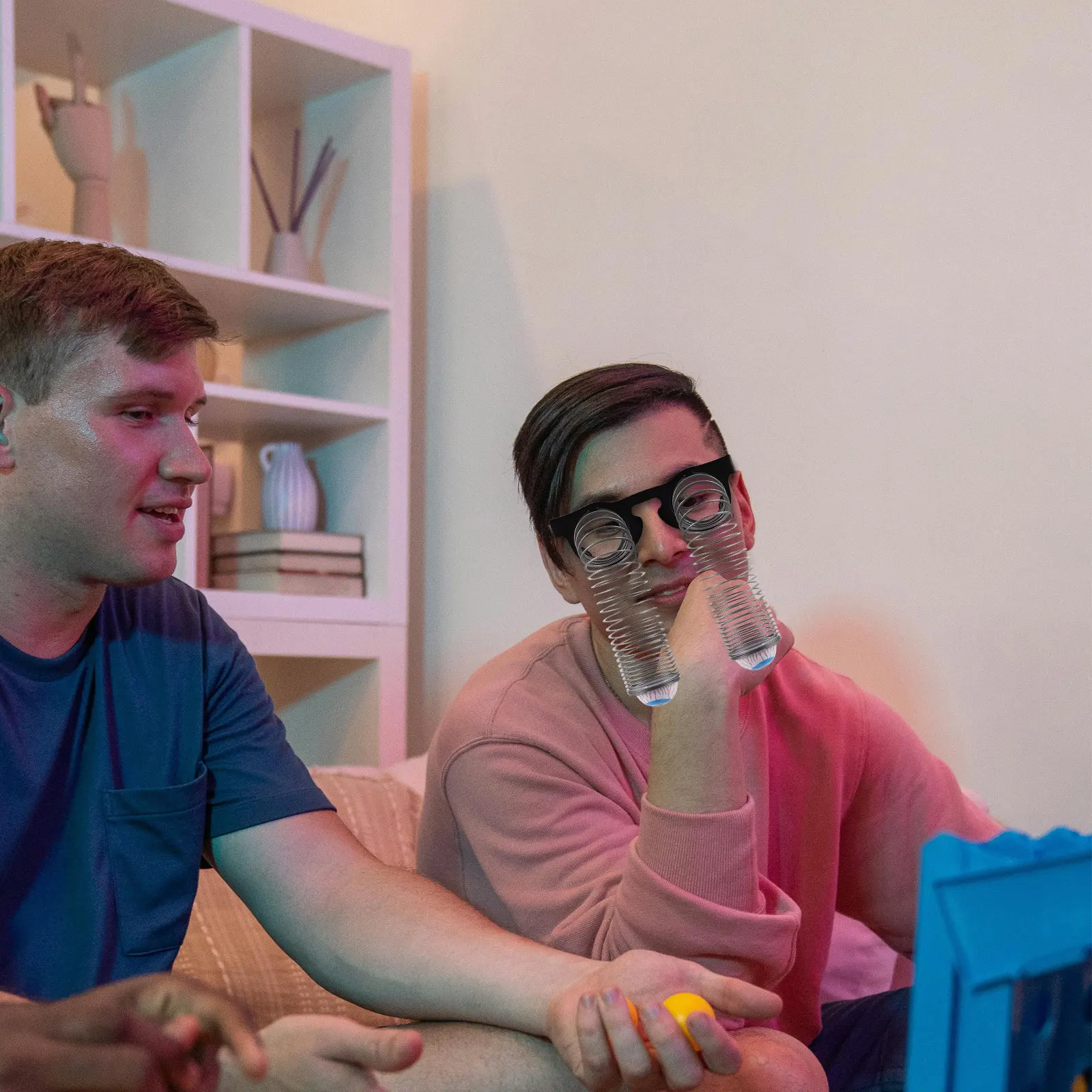 

Забавные очки на Хэллоуин с выдвижными глазами, пружинным механизмом, удобные, легкие, пластиковые, для костюмированных вечеринок и розыгрышей