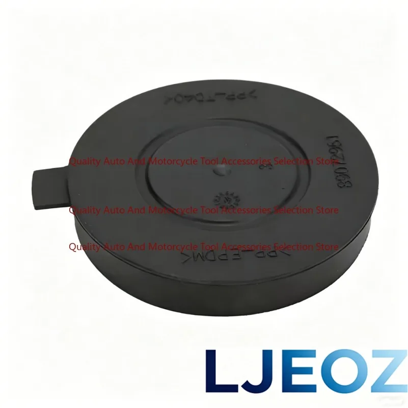 Car Headlight Cap Headlamp Dust Cap Black Plastic Material Easy Installation High Reliability As Picture Shown