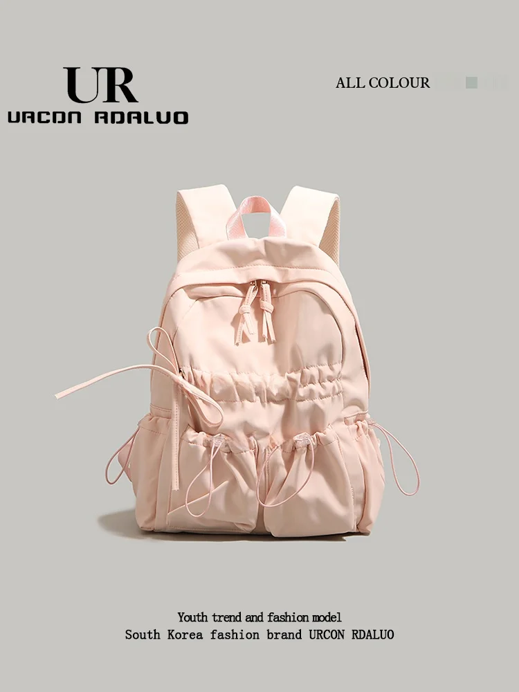 

UR Ballet Sle Knot Двойная сумка на плечо Большая сумка Capaci Cuter Bag для студентов колледжа Летний класс XXX