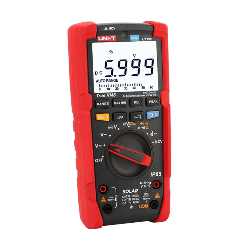 UNIT UT196 DC1700V AC 1500V high voltage multimeter photovoltaic multimeter