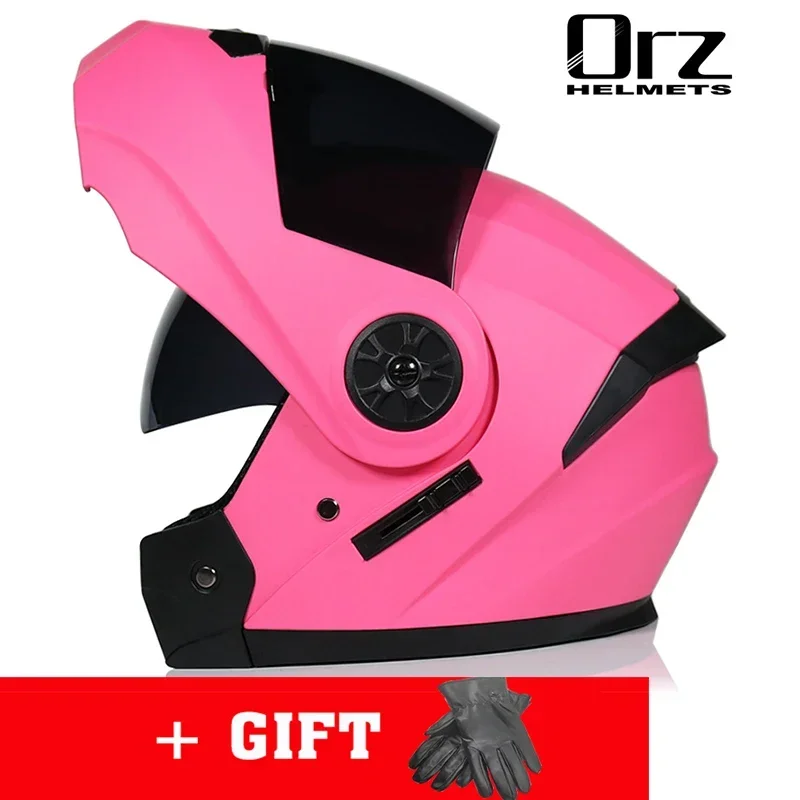 

Motorcycle Riding Helmet Motorbike Double Visor Flip Up Casco Safe Comfortable Outdoor Sports Full Face Scooter Knight Helmet