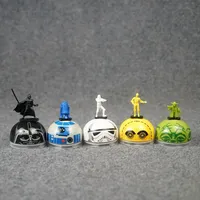 Original Star Wars Gashapon Caposule Toy Miniature Action Figure Ornament R2D2 3PO Yoda White Soldier Kyloren Figurine Blind Box