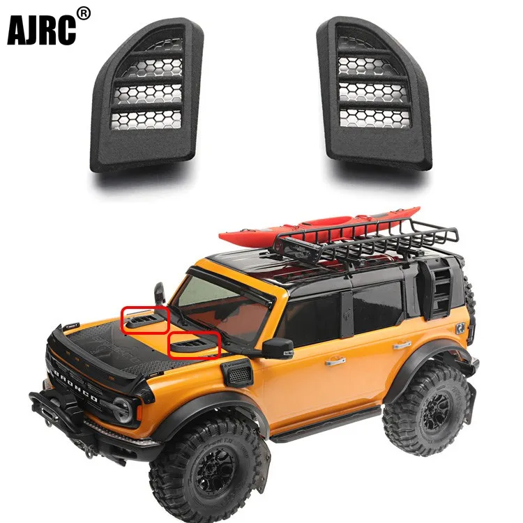 

For Trax Trx-4 Bronco Black Nylon Material Three-dimensional Hood Air Outlet And Cooling Vent