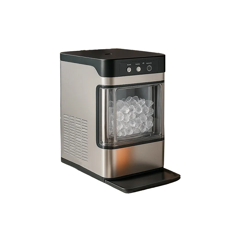 Medium-sized business household chewing ice fast and fully automatic extrusion of ice crushed
