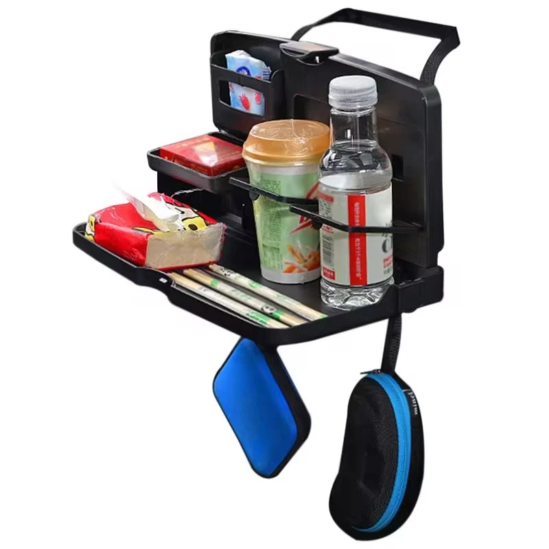 Car Back Seat Tray Table Foldable Car Backseat Table And Organizer Car Work Dining Table Food Tray Portable Auto Food And Drink