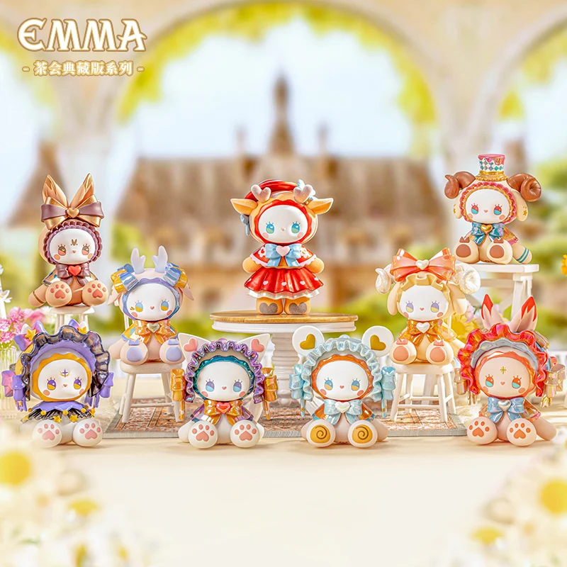 

Genuine EMMA Secret Forest Tea Party Collection Series Blind Box Trendy Handmade Doll Cute Desktop Ornament Female Birthday Gift