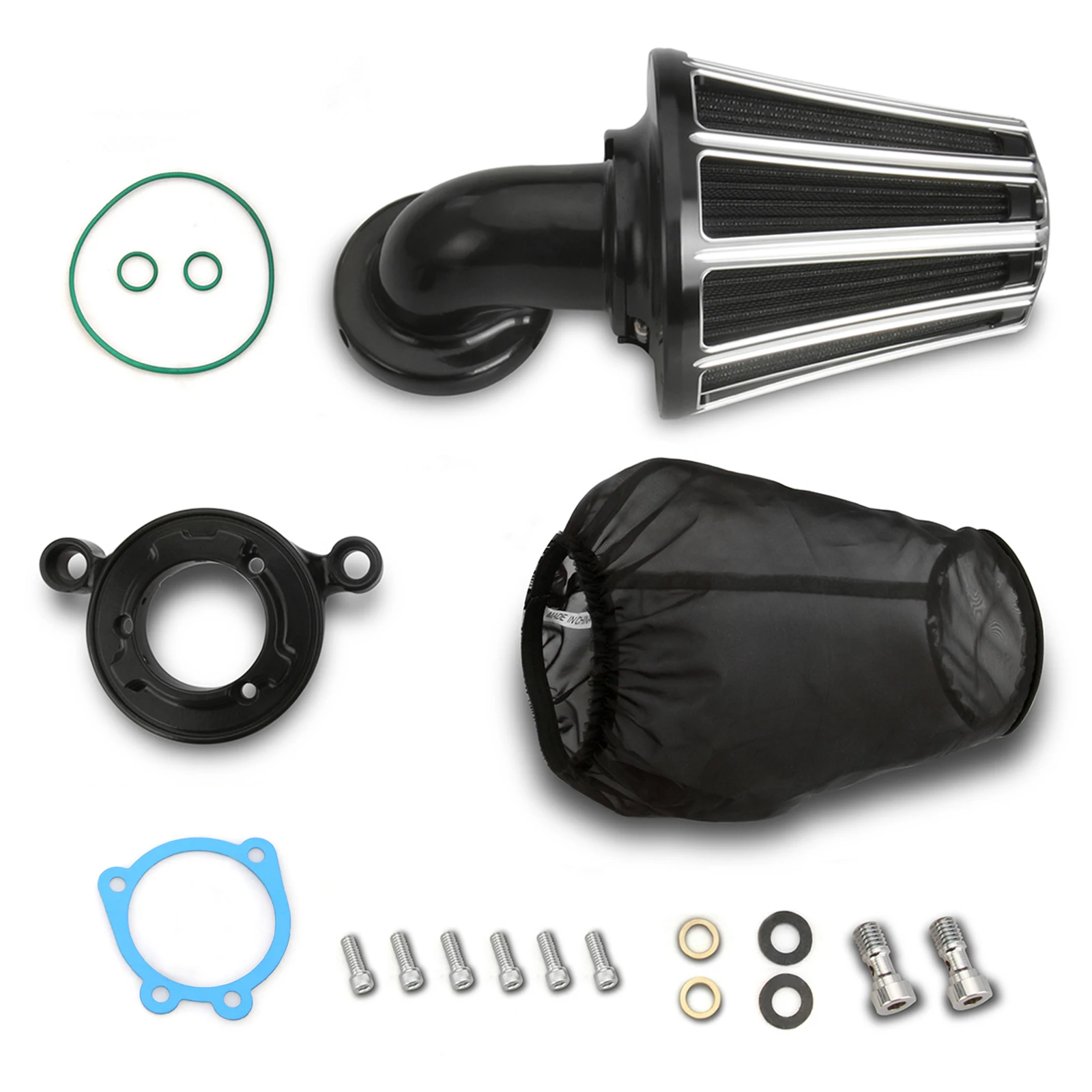Cnc Geslepen Kegel Luchtreiniger Filter Inlaat Kits Voor Harley Sportster Xl883 Xl1200 Ijzer 883 1200 48 Xl 1200V 72 1991-2022