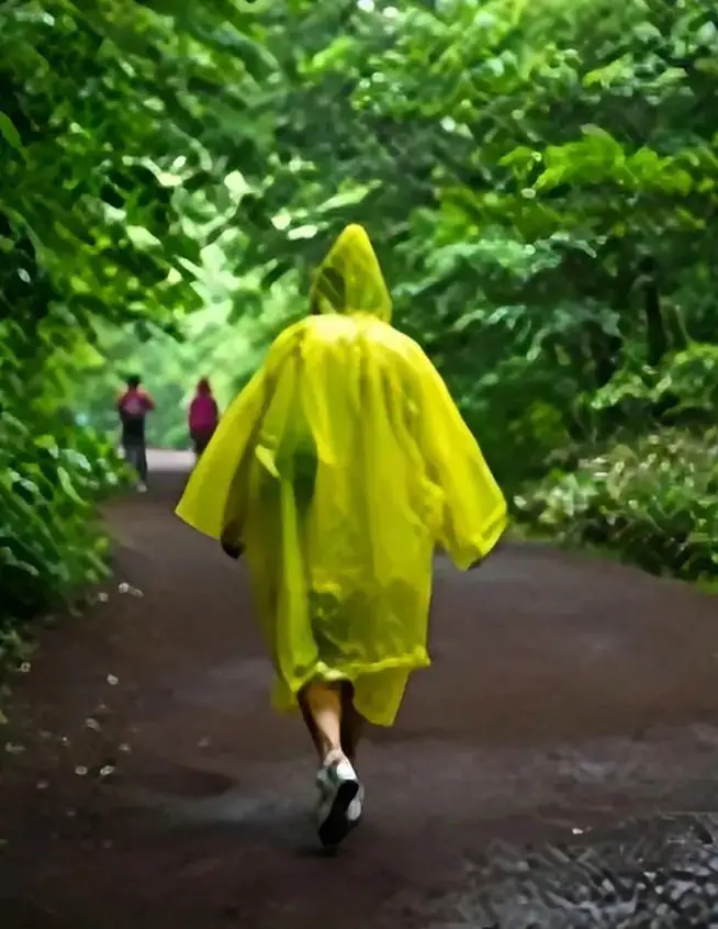5Pcs Random Color Portable Rain Umbrella Ball, an essential item for carrying rainwater. One-time thick raincoat compression bag