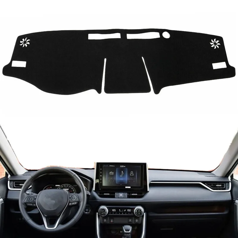 

Car Dashmat For Toyota RAV4 2019 2020 2021 2022 2023 Dashboard Cover Mat Pad Anti-UV Instrument Sunshield Carpet Rug Accessories