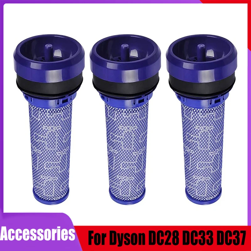 Filter For Dyson DC28 DC33 DC37 DC39 DC41 DC53 Vacuum Cleaner Spare Parts Accessories Replacement Washable Barrel Pre-filter