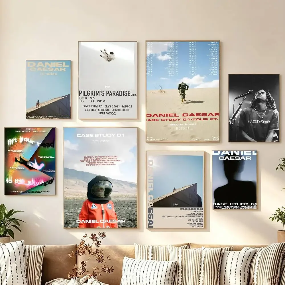 Singer Daniel Caesar- Mus-ic A-lbum Home Wall Decor Dorm Room Bedroom Living Room Decorative Flats Club Decoration Birthday Gift