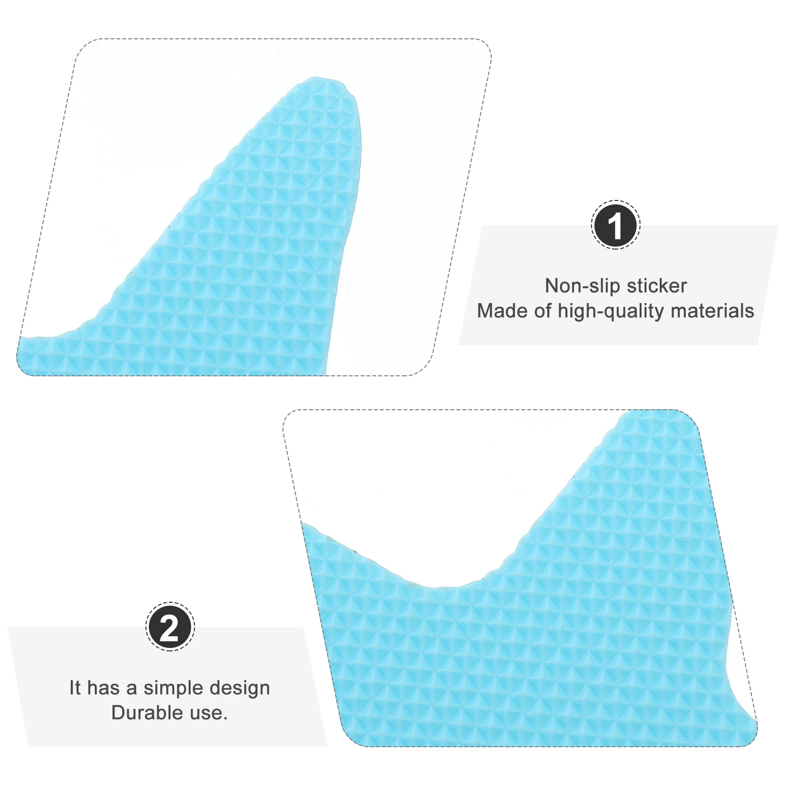 

20Pcs Bath Safety Stickers Easy Apply Non Slip Decals for Wet Floors Kitchen Sink Staircase Doorway Pool Deck Bathtub Sticker