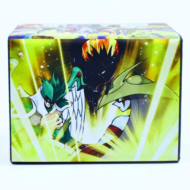 Yu-Gi-Oh! Card Case Evil Hero Neos Lord Dark Contact Fusion Diy Portable Collection Card Storage Box Anime Action Toy Figures