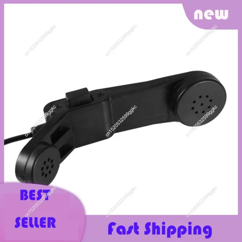 

Necessary 2Pin K-Type Army Retro Telephone Microphone For Baofeng UV-5R BF-888S Shoulder PTT Mic Microphone