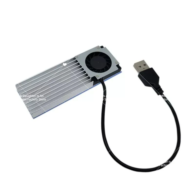 DIY 5V Radiator Cooling Artifact Solid State Drive Cooling Aluminum Sheet USB Silent Fan Notebook Radiator