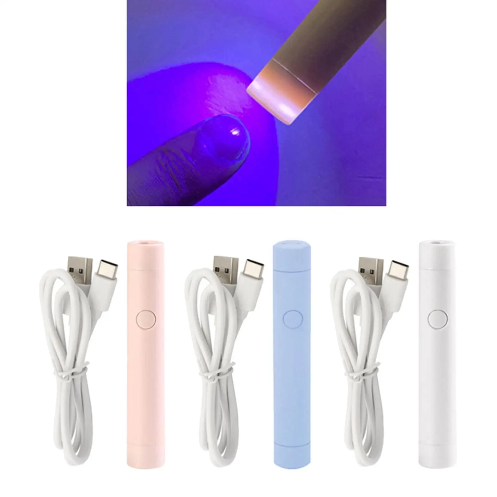 Dryer LED Light Fast Cure Flashlight Nail Baking Lamp Travel