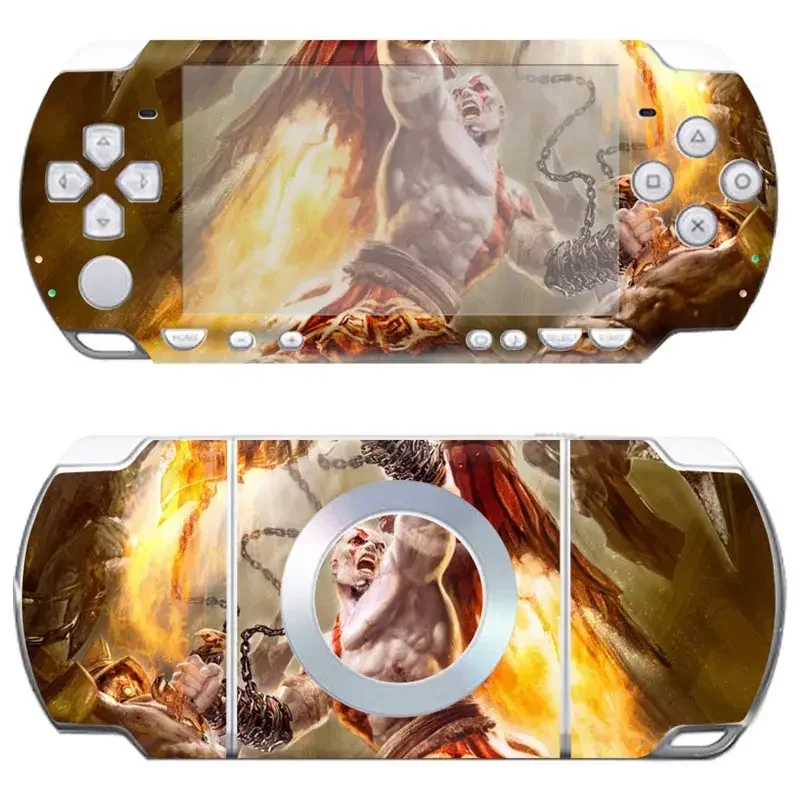 god of war removable games console skin hot sales for PSP 2000 Slim stickers