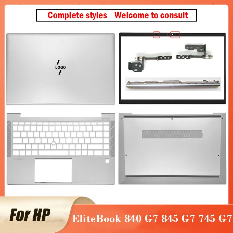 

New Original For HP EliteBook 840 G7 845 G7 745 G7 Laptop LCD Back Cover Front Bezel Hinges Palmrest Bottm Case Hinges Cover