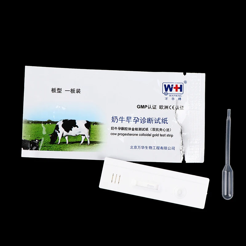 Cow Cattle Pregnant Test Strip Paper Early Pregnancy Detection Testers for Farm