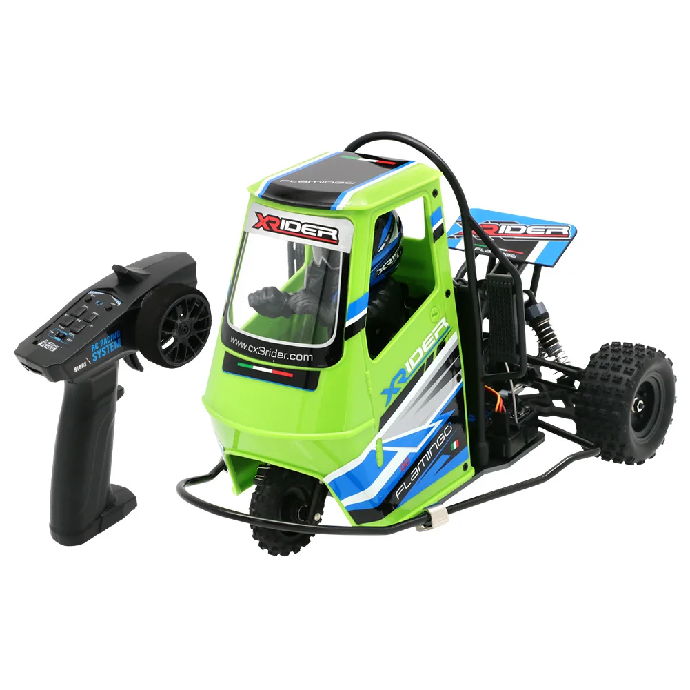 X-Rider Xrider 1/8 1:8 2WD RTR Electric Tricycle Truck 2-in-1 2.4G Remote Control Kids and Adult Toys Gift