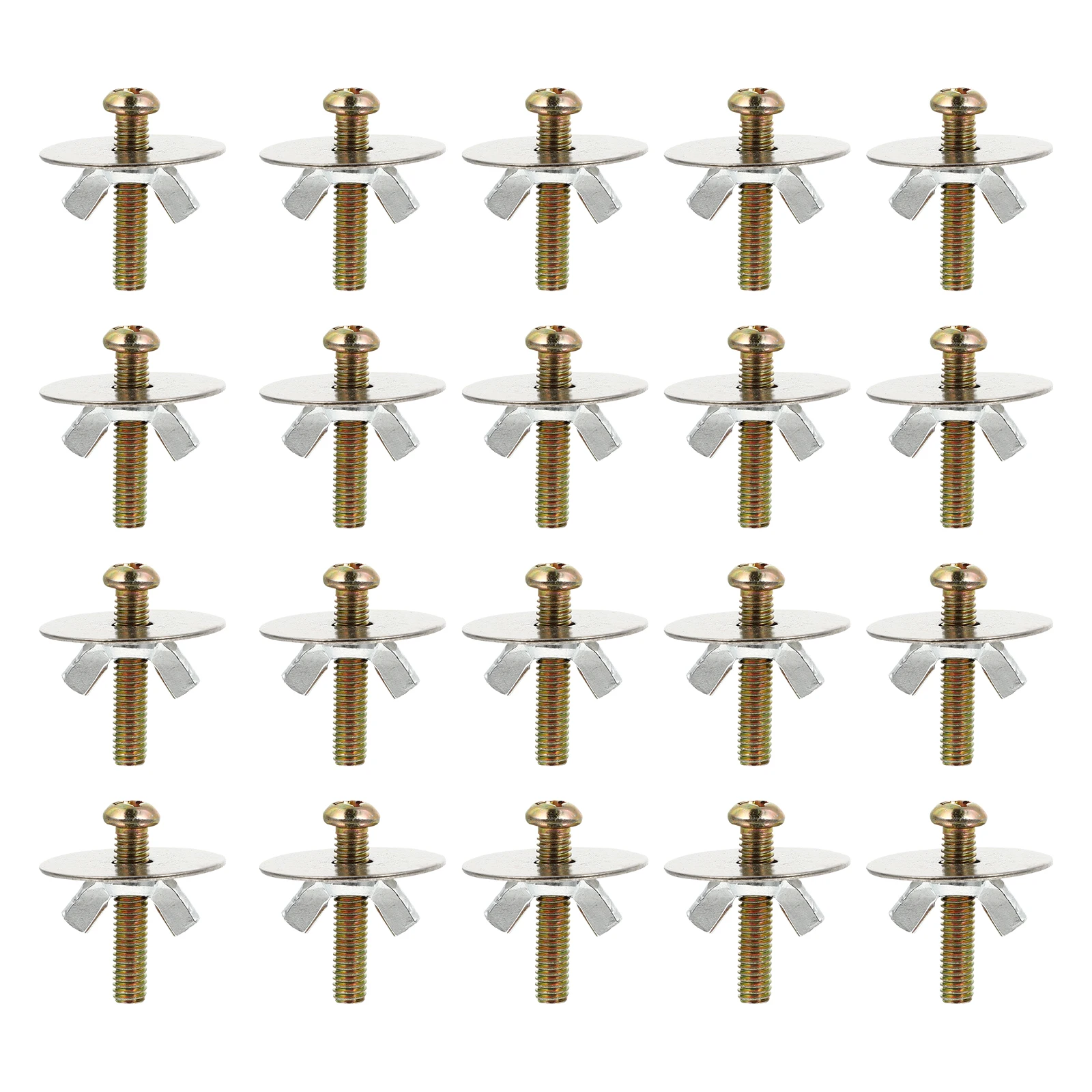 

30 set Breeding Box Accessories Bird Nest Fixing Supplies Self Tapping Fixed Screws Metal Nest Screw Bolts Fixing
