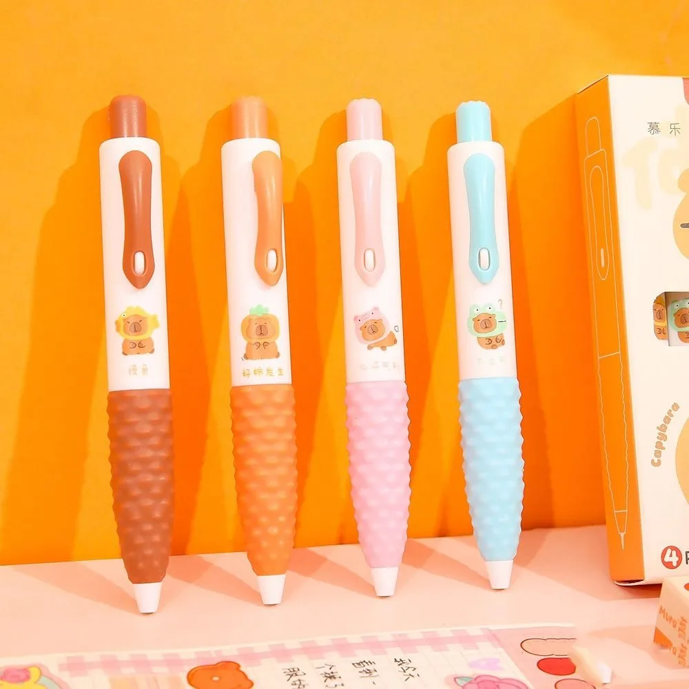 Creative Kawaii Capybara Mechanical Pencil Mini Cute Automatic Pencil Aesthetic 0.5mm Pocket Pencil Drawing