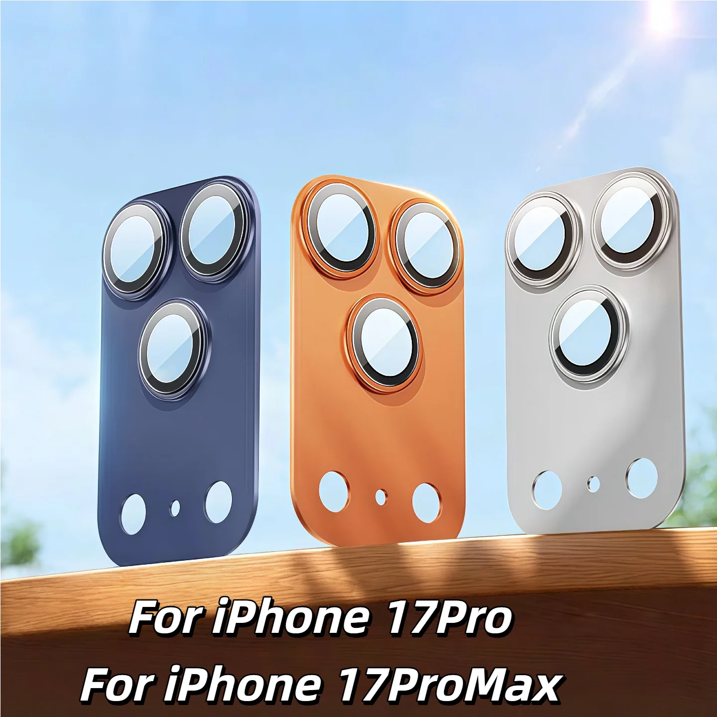 For iPhone 17 Pro Max/17 Pro Camera Lens Protector Metal Aluminum Alloy Tempered Glass Cover Camera Screen Protector Accessories