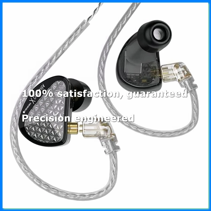AS16 PRO X 16BA 8 Balanced Armature in Ear Earphone High Sound Quality Headsets HiFi Monitor Music Headphones-ABWO