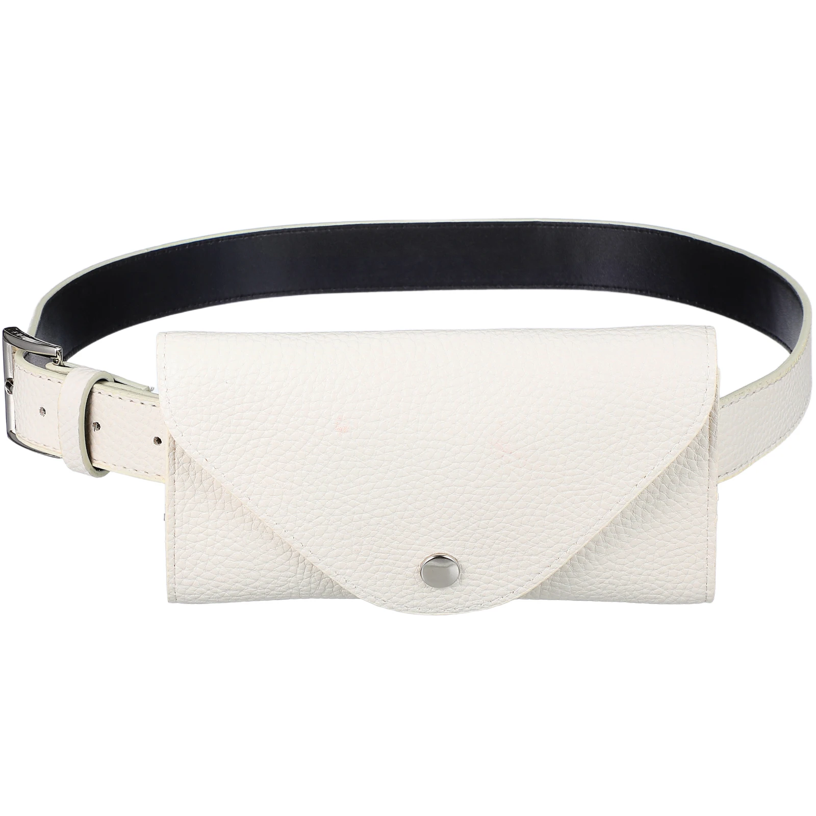 

Pu Mini Belt Phone Bag Envelope Style Women'S Small Beige Waist Pack High Capacity Organizer For Keys Id Cards Passports Gift