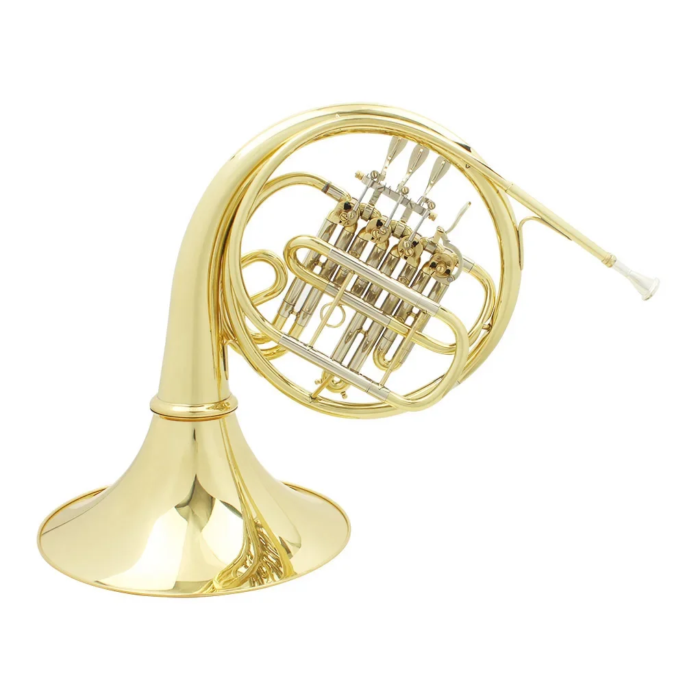 Professionelles Mundstück aus Waldhorn, vergoldetes, versilbertes Mundstück, Ersatzteile für Waldhorn, Musikinstrumentenzubehör – Detail 9