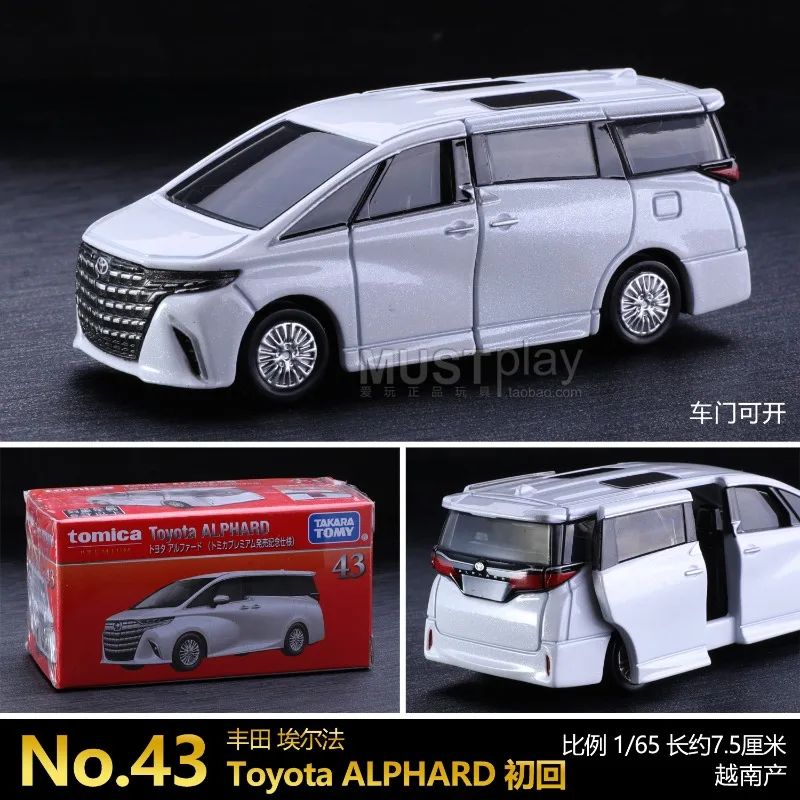 TAKARA TOMY Tomica TP43 Toyota ALPHARD Legering Speelgoed Motorvoertuig Diecast Metaal Model Geschenken