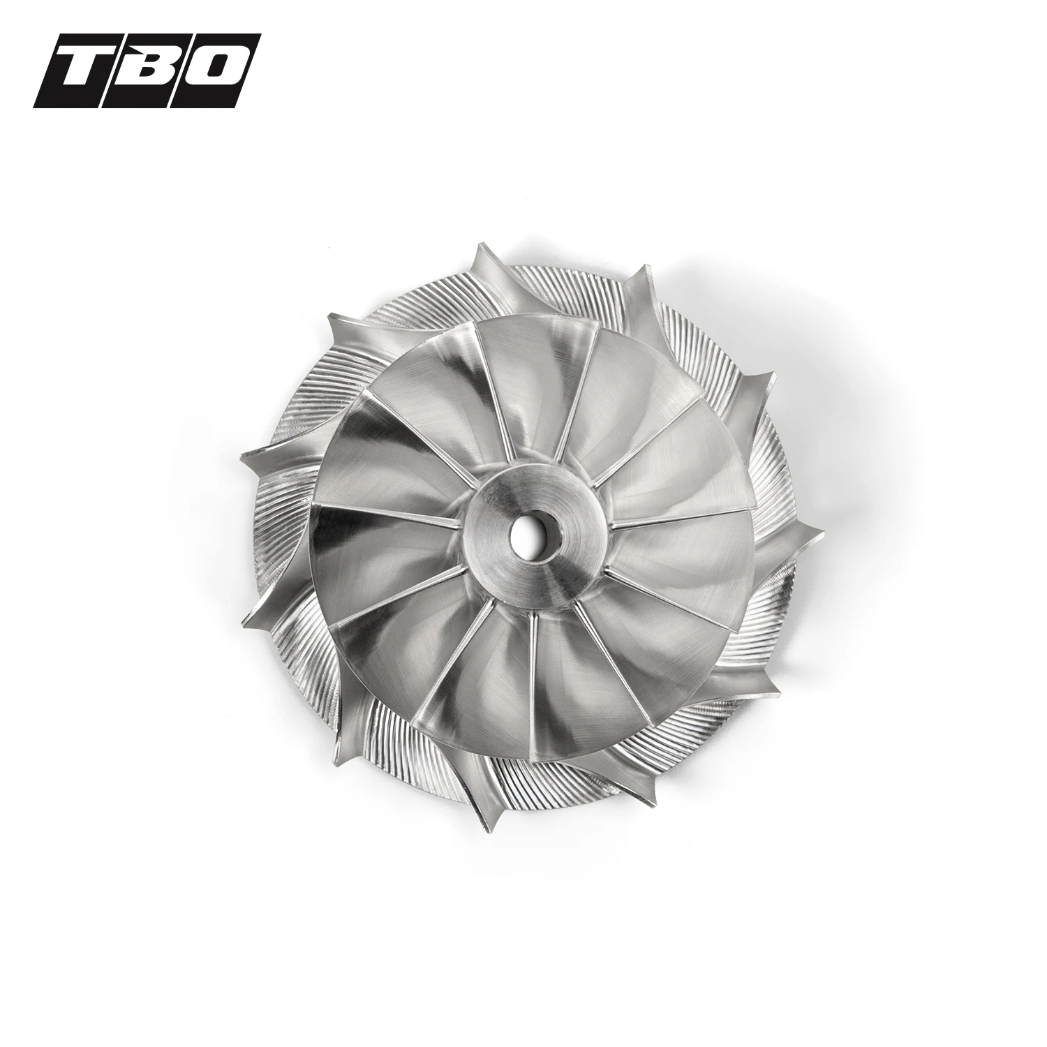 TD Series Turbo Billet Forged Compressor Wheel Billet 46x58mm 11+0 Foward Rotation 5-AXIS CNC Machine