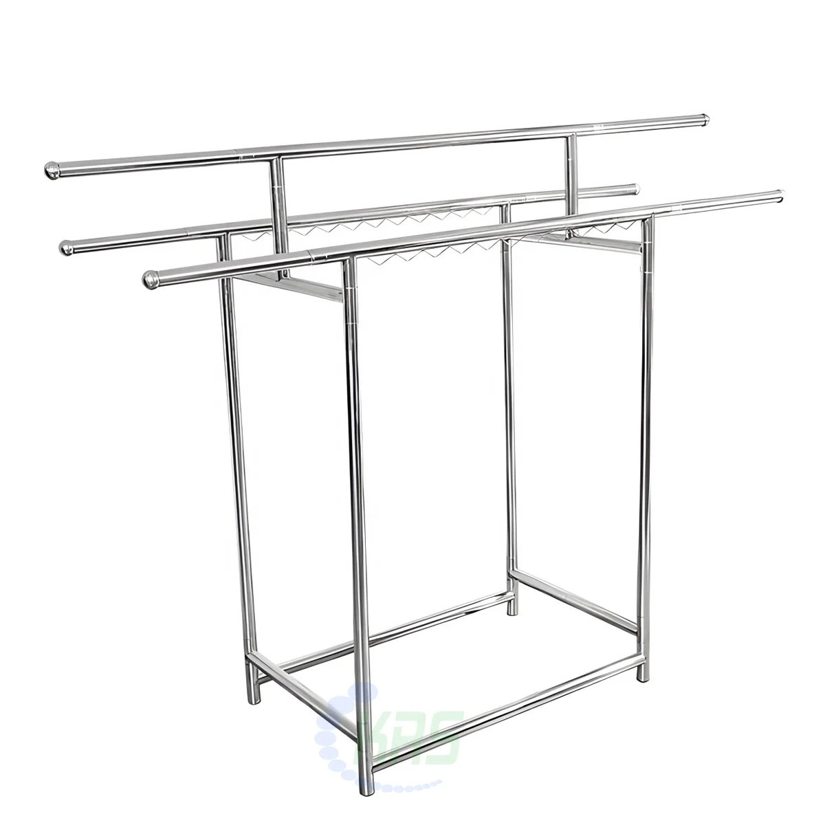 #SUS304 Mobile Portable Folding Stainless Steel Towel Garment Clothes Drying Rack Outdoor Clothesline Pole Coat Racks Stands
