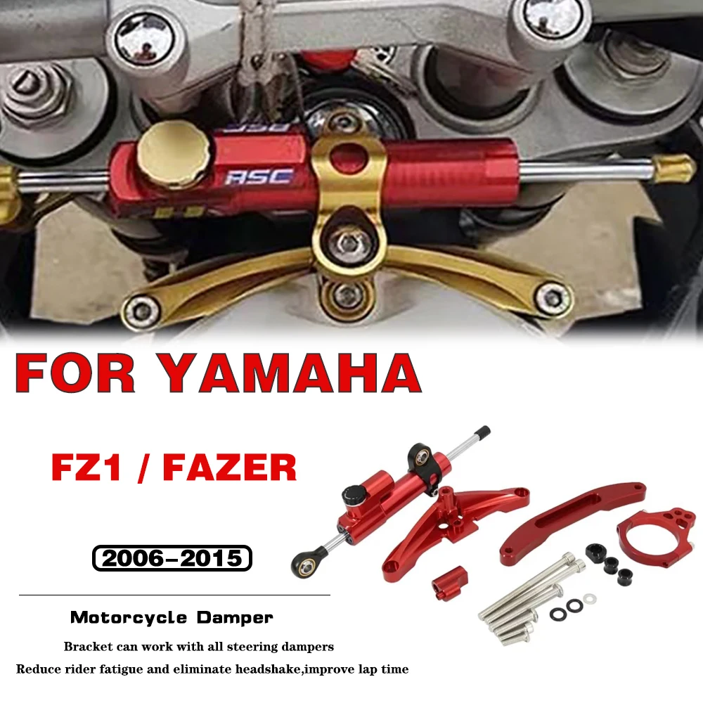 

Stabilizer Linear Dampers Mounting Support For Yamaha FZ1 FAZER 2006 - 2015 Motorcycle CNC Aluminum Steering Damper Bracket Set