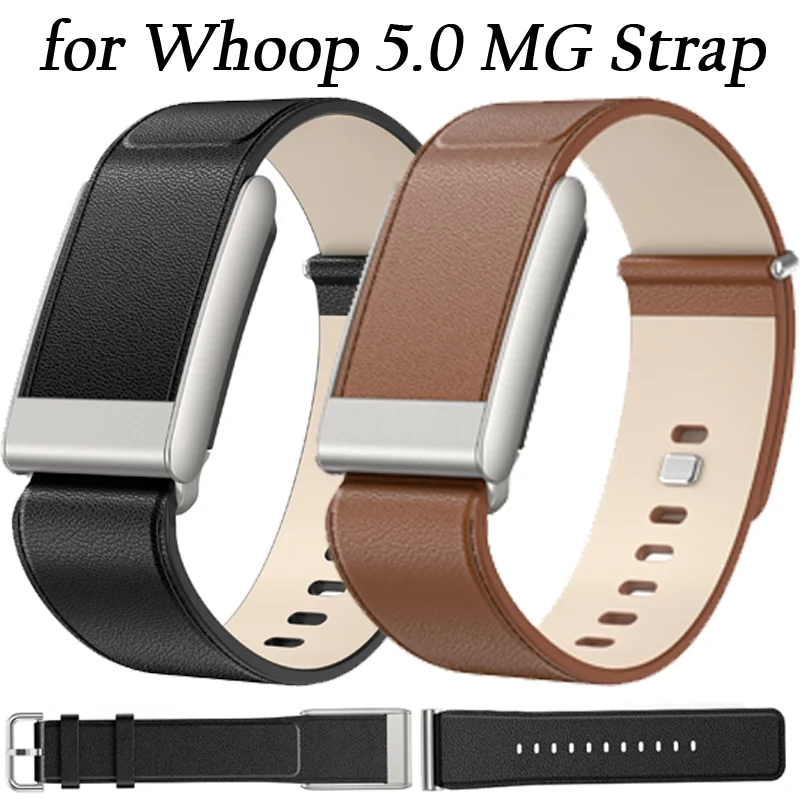 

Регулируемый кожаный ремешок для Whoop 5.0, металлический браслет, спортивный ремешок, удобный наручный ремешок для Whoop 5.0, аксессуары MG, Correa