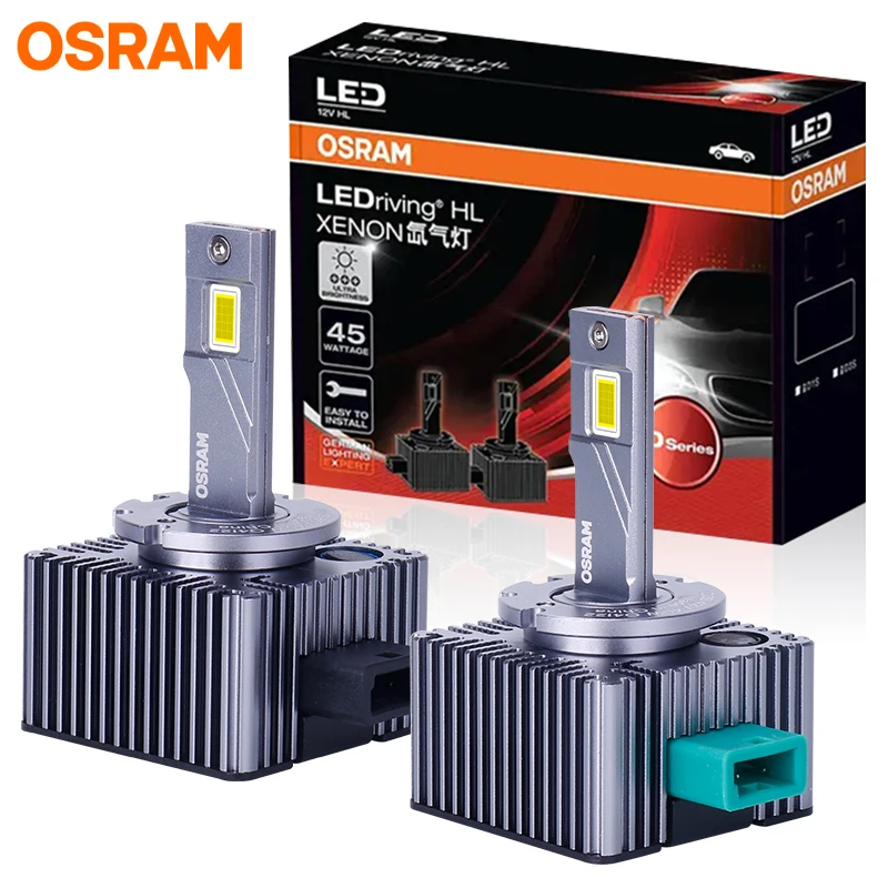 

OSRAM D1S LED D3S Светодиодная лампа 90 Вт Высокая мощность 2 шт. D3S LED CANbus HID Ксеноновый комплект обновления 1:1 Автомобильная лампа Plug and Play 45 Вт/лампа 6000K