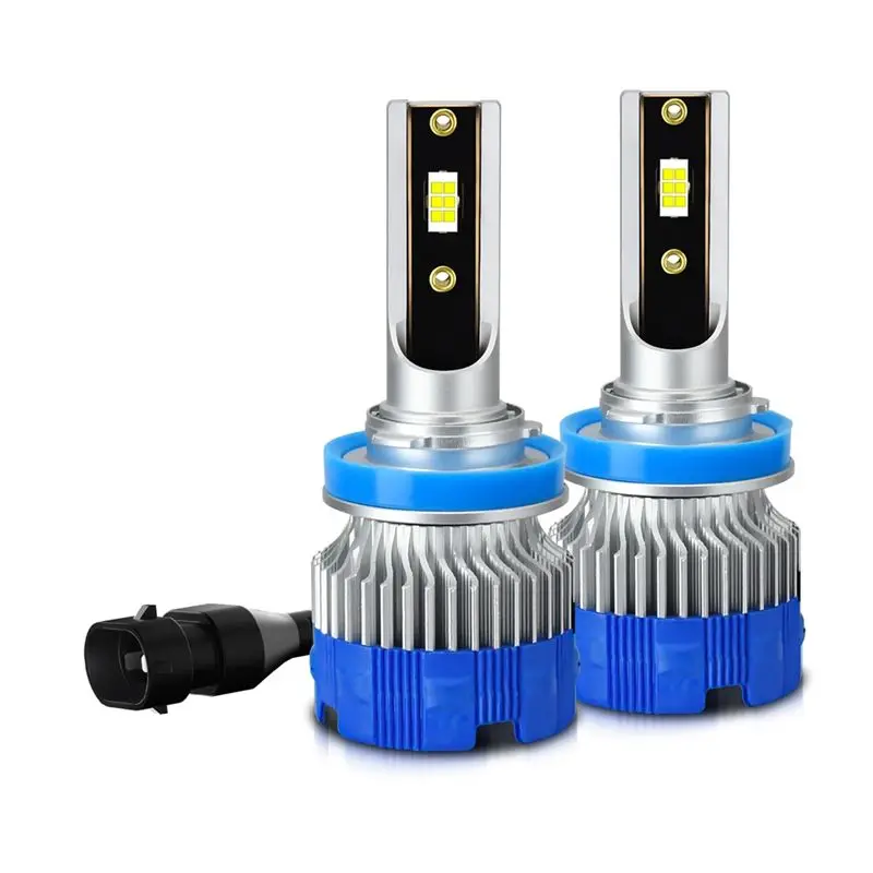 

Светодиодные лампы для противотуманных фар AB98-H11, автомобильные фары Canbus, 50 Вт, 5000 лм, 6000K, холодный белый свет, замена DRL для автомобилей