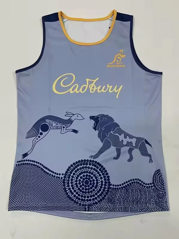 Wallabies Lions Tour Training Singlet Rugby Jersey