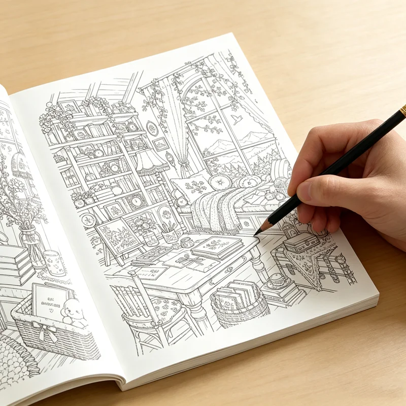 Doodle Line Coloring Book: Fun & Easy Patterns with Hello & Hi – Perfect for All Ages