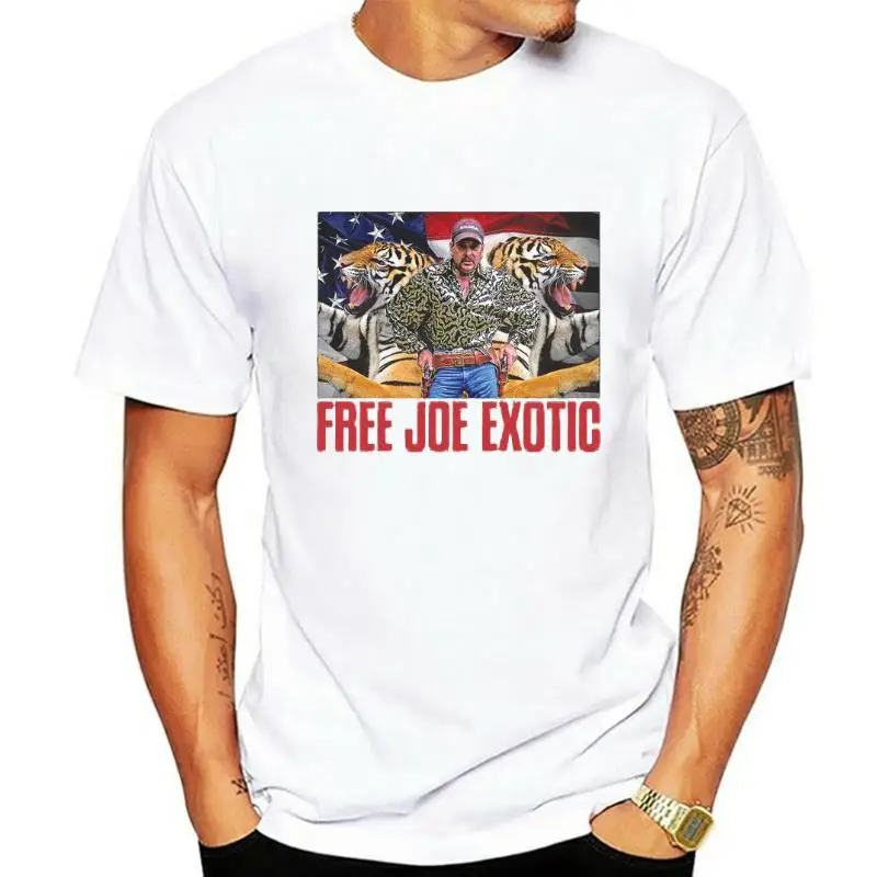 Free Joe Exotic Tiger King T shirt Top Shirt Graphic Tee USA Retro TV Show Unisex Men Women