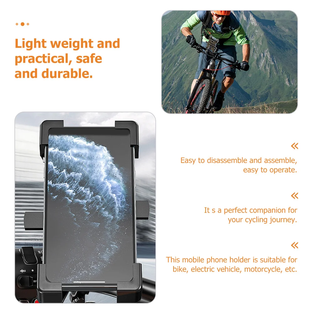 

Electric Vehicle Phone Mount Motorcycle Phone Holder For Handlebar Bike Scooter Navigation Universal Bracket