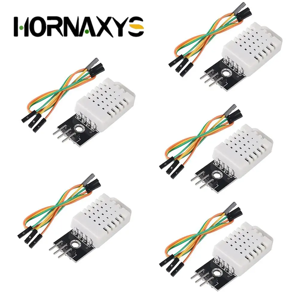 1-10PCS DHT22 Digital Temperature and Humidity Sensor AM2302 Module+PCB with Cable For Arduino