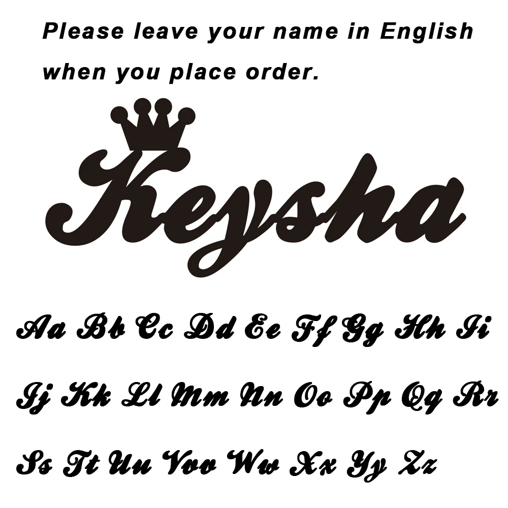 Customized Name Crown Necklace, Personalized Gift for Her