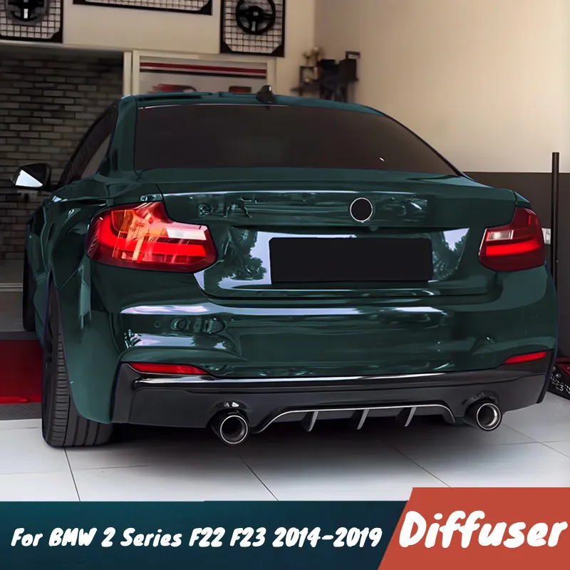 

Для BMW 2 серии F22 F23 M Sport 2014-2019 автомобильный задний бампер диффузор сплиттер обвес комплект черный внешние аксессуары для тюнинга