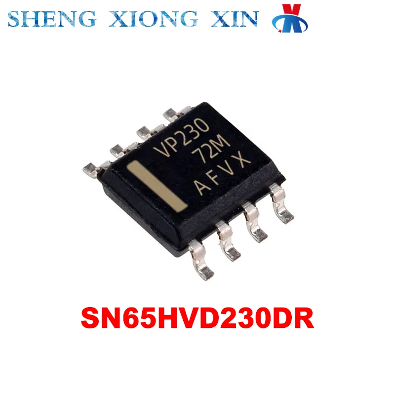 

10pcs/Lot 100% New SN65HVD230DR SOP-8 SN65HVD230D CAN Interface IC VP230 Integrated Circuit