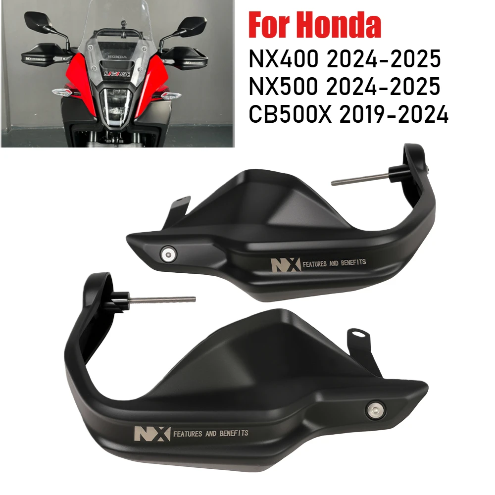 2025年式-ホンダ-nx400-nx500-cb500x-nx-cb-400-500用-ハンドルバーウインドシールド-ハンドガード-ウインドディフレクター-ハンドルレバープロテクター