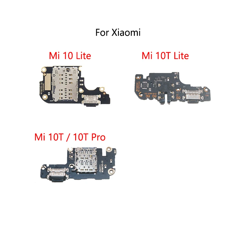 USB Charging Dock Port Socket Jack Connector Charge Board Flex Cable For Xiaomi Mi 10 Lite 10T Pro