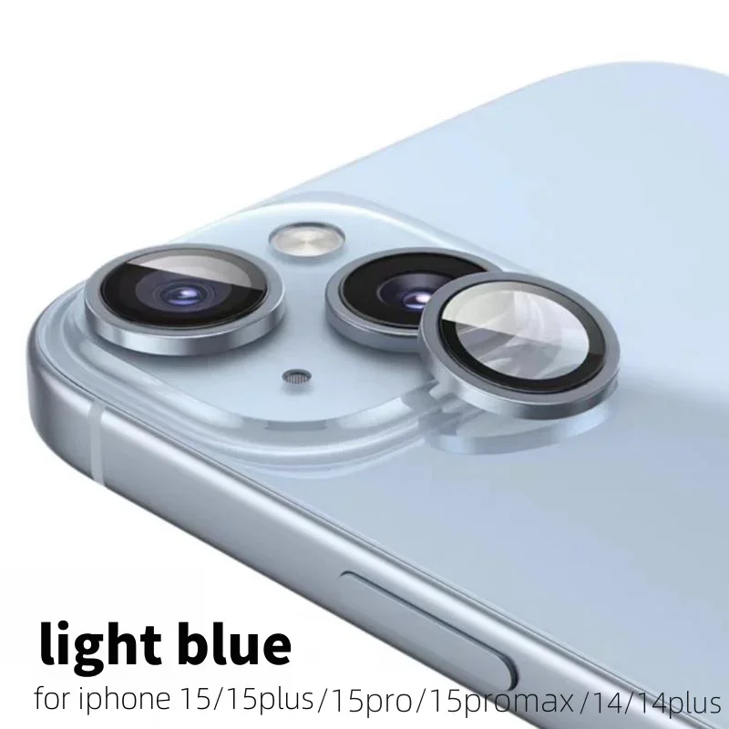 2-3 قطعة حلقة العدسة البرتقالية حامي غطاء للعدسات الزجاجية آيفون 15 برو 15 16 برو ماكس 14 14Plus 15 15Plus حماية عدسة الكاميرا #6